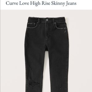 Abercrombie and Fitch Curve Love High Rise Skinny